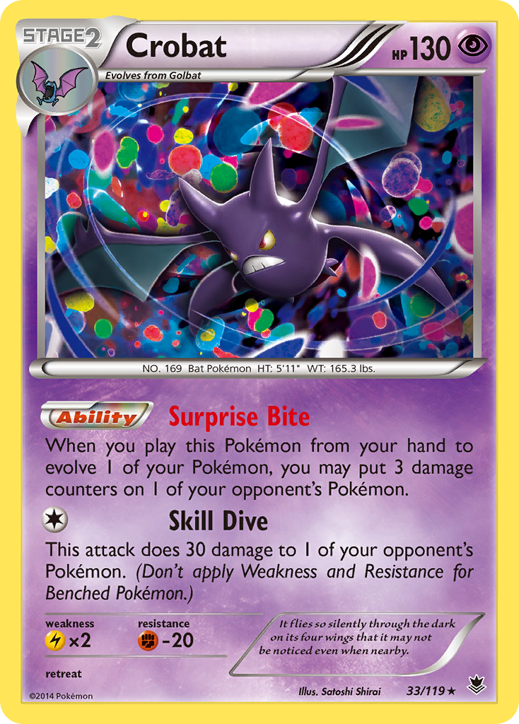Crobat (33/119) [XY: Phantom Forces] 