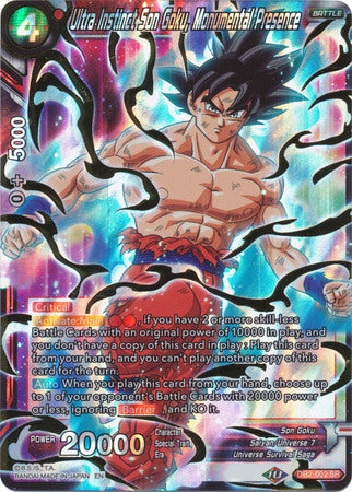 Ultra Instinct Son Goku, Monumental Presence (DB2-002) [Divine Multiverse] 