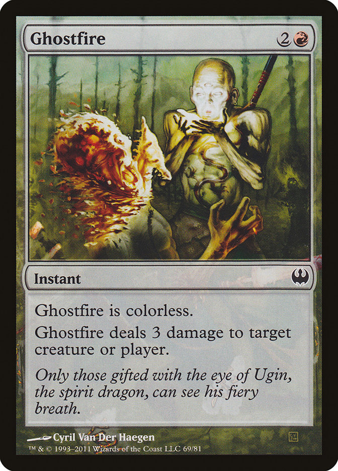 Ghostfire [Duel Decks: Knights vs. Dragons] 