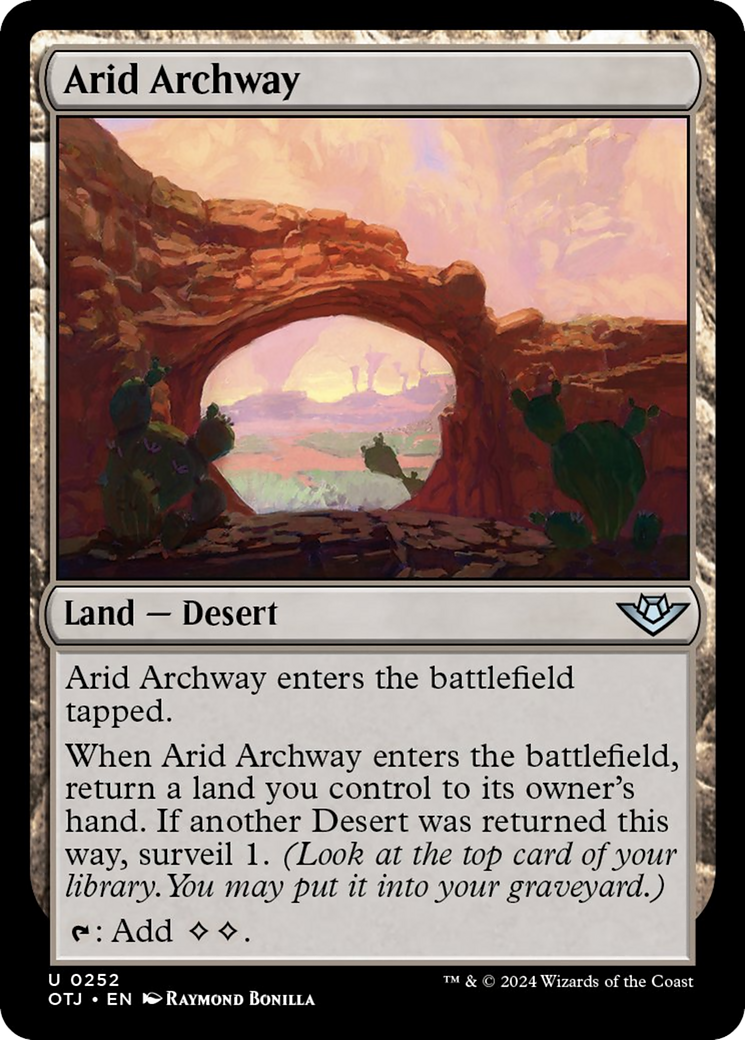 Arid Archway [Outlaws of Thunder Junction] 