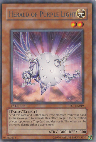 Herald of Purple Light [EOJ-EN019] Rare 