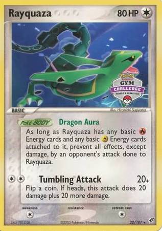 Rayquaza (22/107) (Gym Challenge Promo) [EX: Deoxys] 