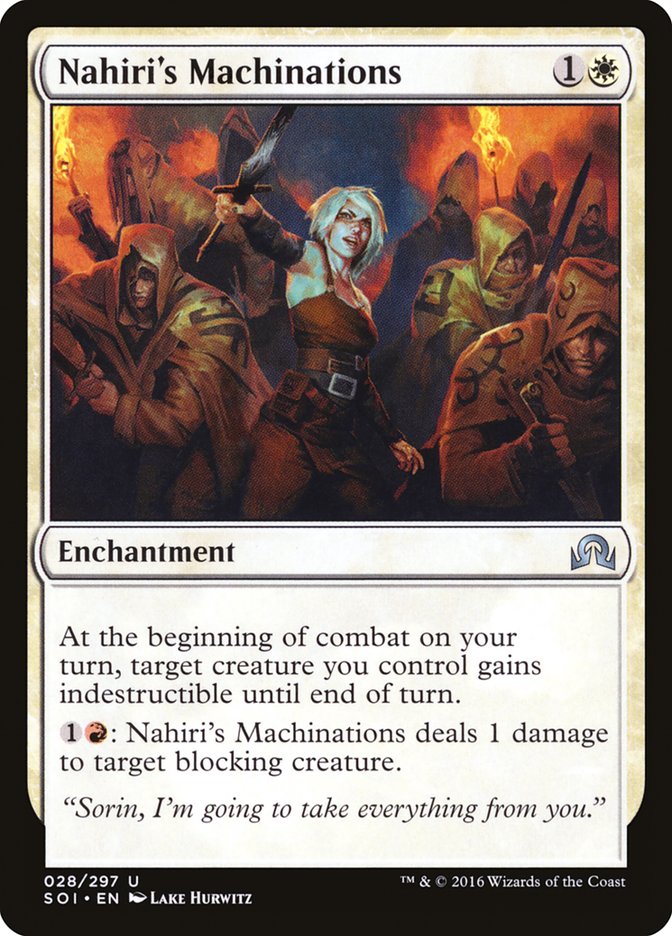 Nahiri's Machinations [Shadows over Innistrad] 