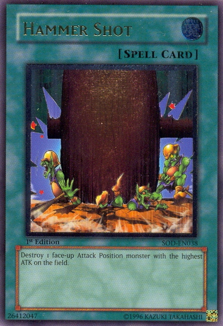 Hammer Shot [SOD-EN038] Ultimate Rare 