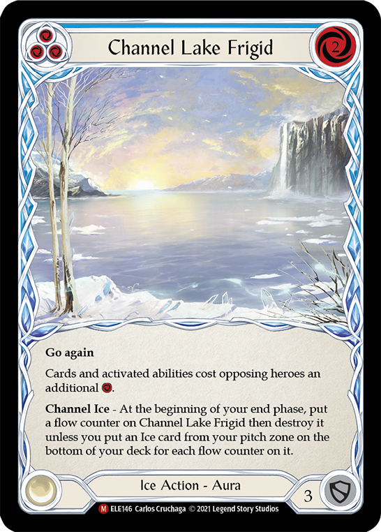 Channel Lake Frigid [ELE146] (Tales of Aria) 1st Edition Rainbow Foil 