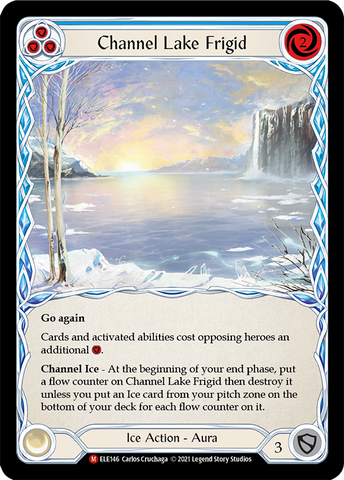 Channel Lake Frigid [ELE146] (Tales of Aria) 1st Edition Rainbow Foil 