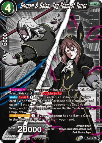 Shroom &amp; Salsa, Tag Team of Terror (Championship Pack 2022 Vol.2) (P-424) [Promotion Cards] 