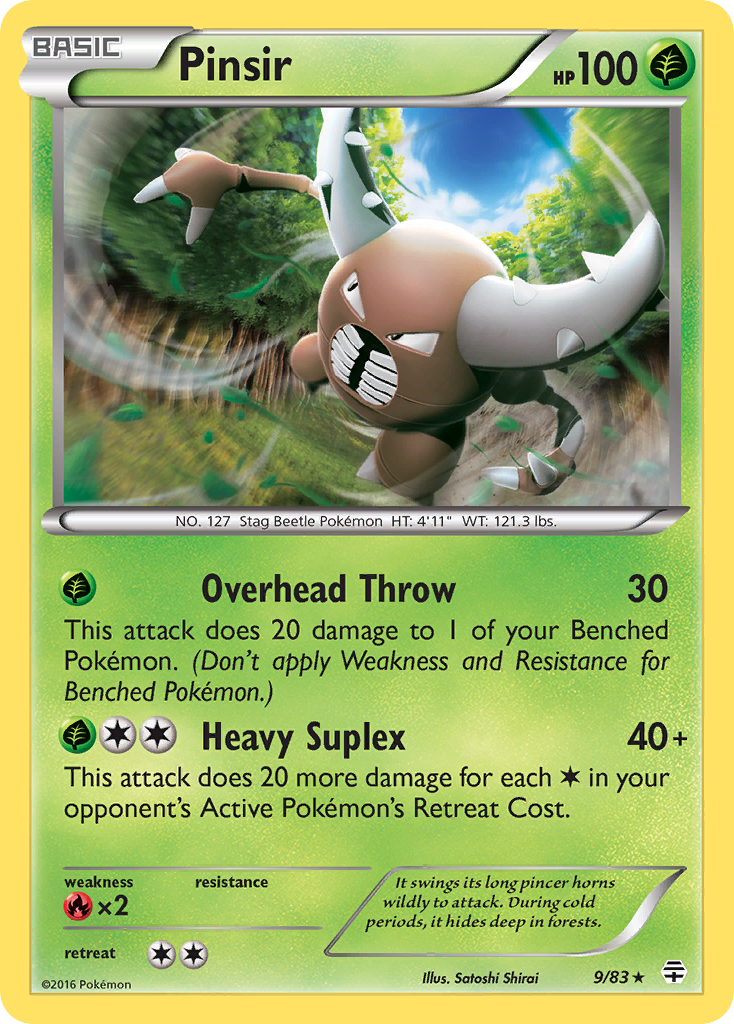 Pinsir (9/83) [XY: Generations] 