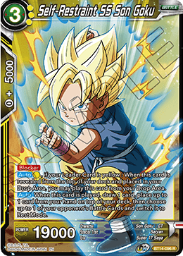 Self-Restraint SS Son Goku (BT14-096) [Cross Spirits] 