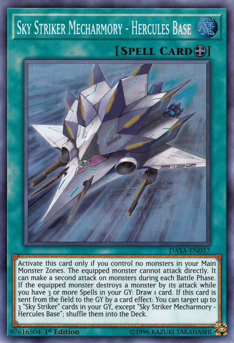 Sky Striker Mecharmory - Hercules Base [DASA-EN037] Super Rare 
