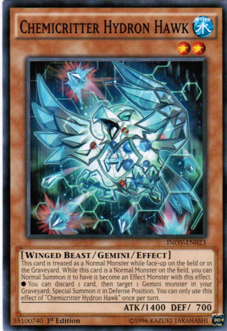 Chemicritter Hydron Hawk [INOV-EN023] Common 