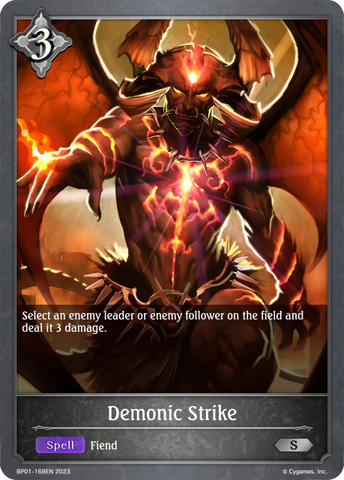 Demonic Strike (BP01-168EN) [Advent of Genesis] 