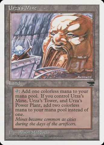 Urza's Mine (Mine Cart Entering Mouth) [Chronicles] 