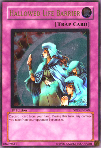 Hallowed Life Barrier [SOD-EN060] Ultimate Rare 