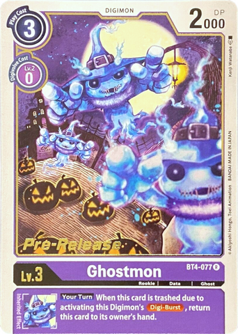 Ghostmon [BT4-077] [Great Legend Pre-Release Promos] 