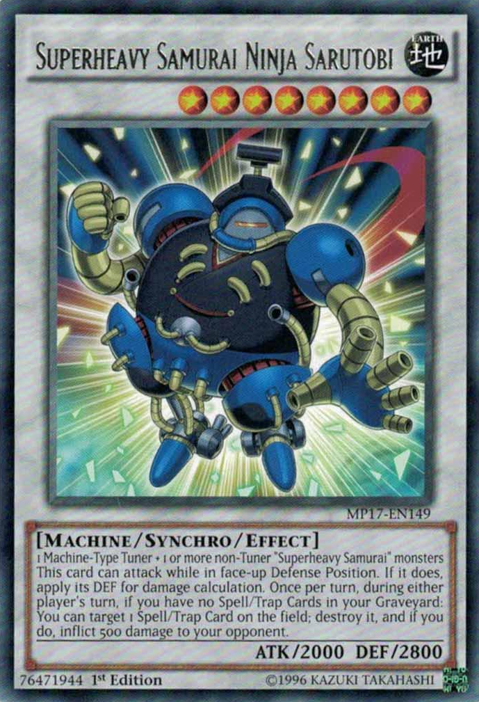 Superheavy Samurai Ninja Sarutobi [MP17-EN149] Rare 