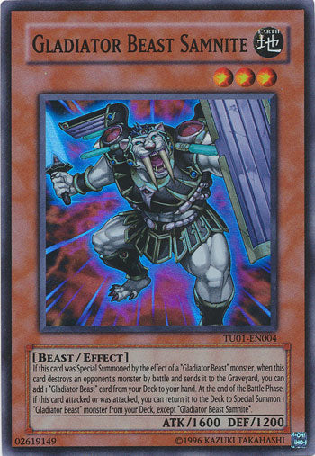 Gladiator Beast Samnite [TU01-EN004] Super Rare 
