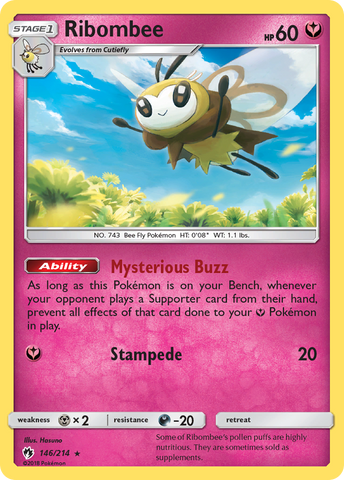 Ribombee (146/214) [Sun &amp; Moon: Lost Thunder] 