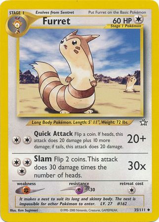 Furret (35/111) [Neo Genesis Unlimited] 