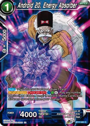 Android 20, Energy Absorber (BT17-051) [Ultimate Squad] 