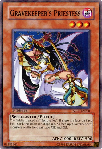 Gravekeeper's Priestess [ABPF-EN000] Super Rare 
