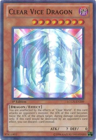 Clear Vice Dragon [LCGX-EN209] Super Rare 