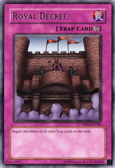 Royal Decree [RP02-EN084] Rare 