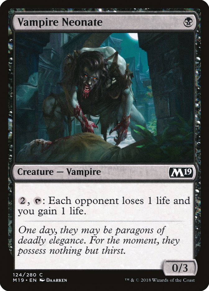 Vampire Neonate [Core Set 2019] 