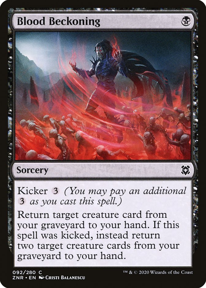 Blood Beckoning [Zendikar Rising] 