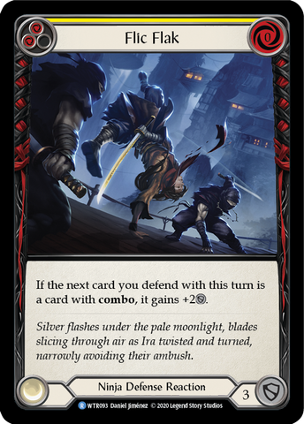 Flic Flak (Yellow) [U-WTR093] (Welcome to Rathe Unlimited) Unlimited Rainbow Foil 