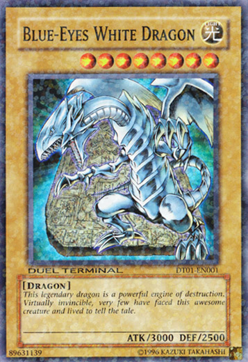 Blue-Eyes White Dragon [DT01-EN001] Super Rare 