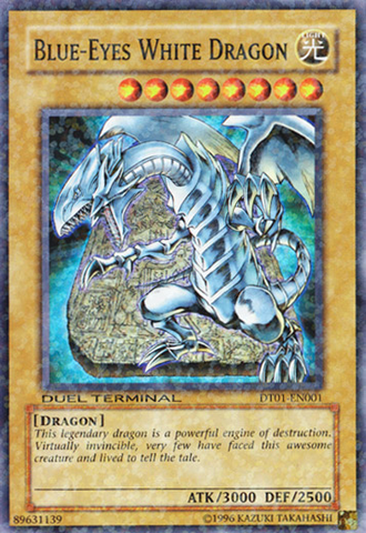 Blue-Eyes White Dragon [DT01-EN001] Super Rare 