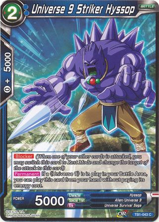 Universe 9 Striker Hyssop (TB1-043) [The Tournament of Power] 