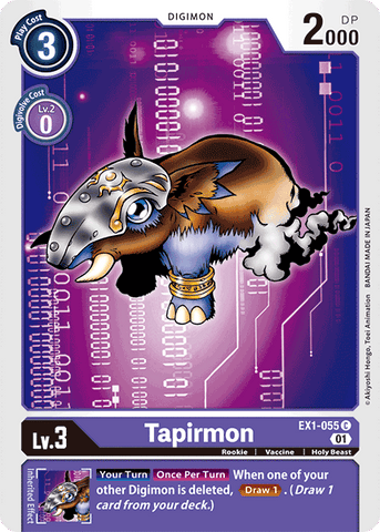 Tapirmon [EX1-055] [Classic Collection] 