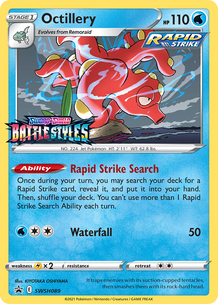 Octillery (SWSH089) (Prerelease Promo) [Sword &amp; Shield: Black Star Promos] 