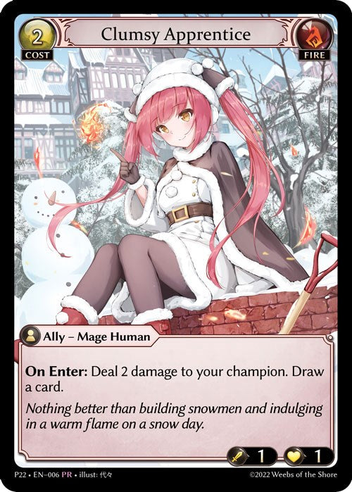 Clumsy Apprentice (6) [Promotional Cards] 