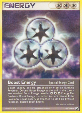 Boost Energy (98/115) [EX: Unseen Forces] 