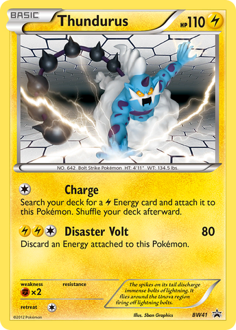 Thundurus (BW41) [Black &amp; White: Black Star Promos] 