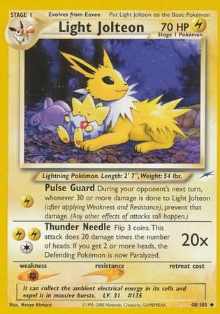 Light Jolteon (48/105) [Neo Destiny Unlimited] 