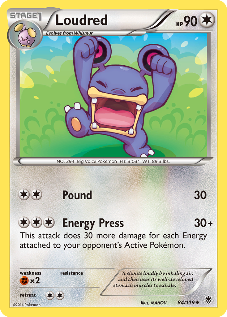 Loudred (84/119) [XY: Phantom Forces] 