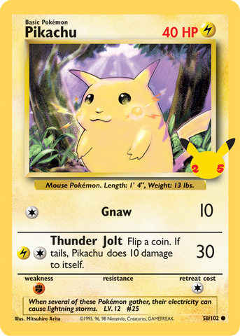 Pikachu (58/102) [First Partner Pack] 