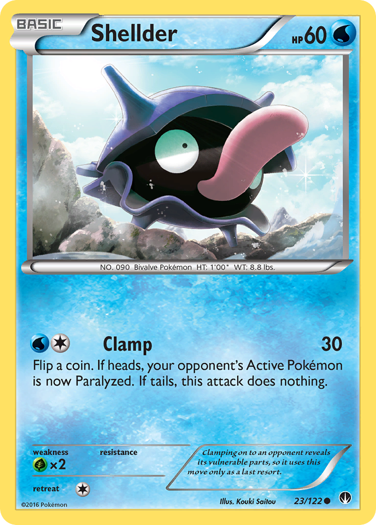 Shellder (23/122) [XY:BREAKpoint] 