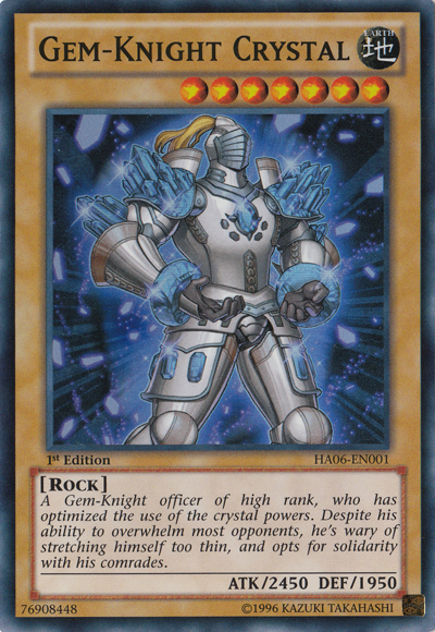 Gem-Knight Crystal [HA06-EN001] Super Rare 