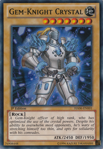 Gem-Knight Crystal [HA06-EN001] Super Rare 