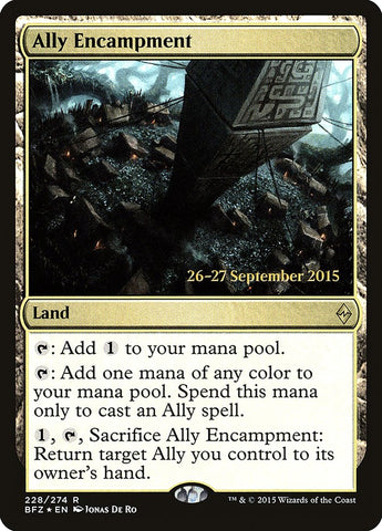 Ally Encampment [Battle for Zendikar Prerelease Promos] 