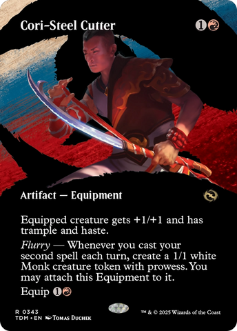 Cori-Steel Cutter (Borderless) [Tarkir: Dragonstorm] 