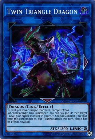 Twin Triangle Dragon [OP08-EN006] Super Rare 