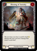 Blessing of Serenity (Yellow) [U-CRU042] (Crucible of War Unlimited) Unlimited Rainbow Foil 