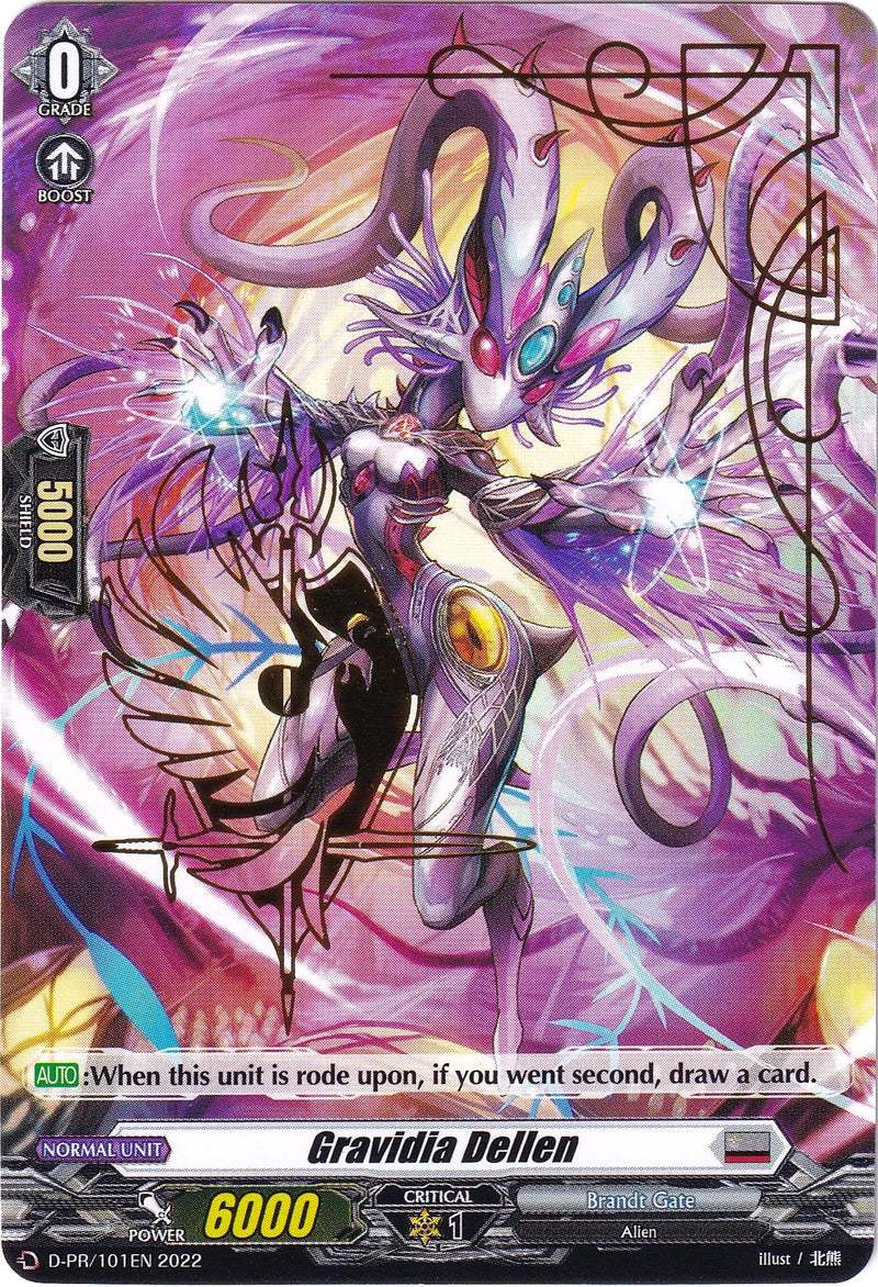 Gravidia Dellen (Hot Stamped) (D-PR/101EN 2022) [D Promo Cards]