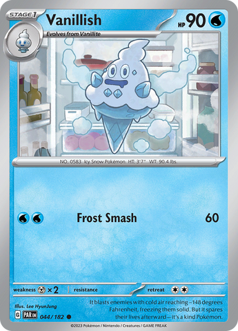 Vanillish (044/182) [Scarlet &amp; Violet: Paradox Rift] 